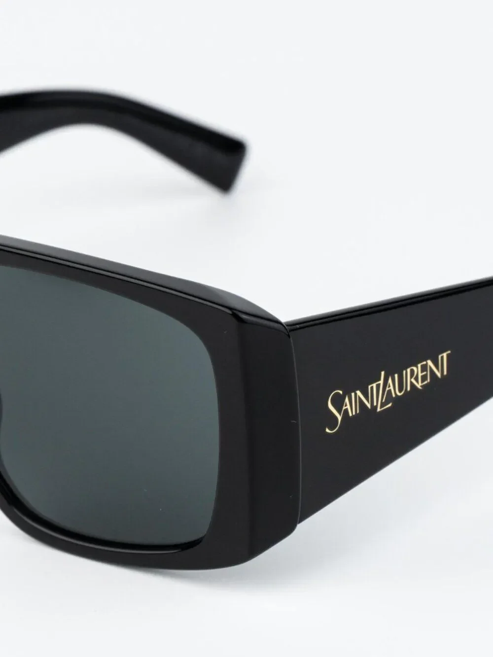 Saint Laurent Men Sunglasses Black Grey Square SL832 001 NEW AUTHENTIC